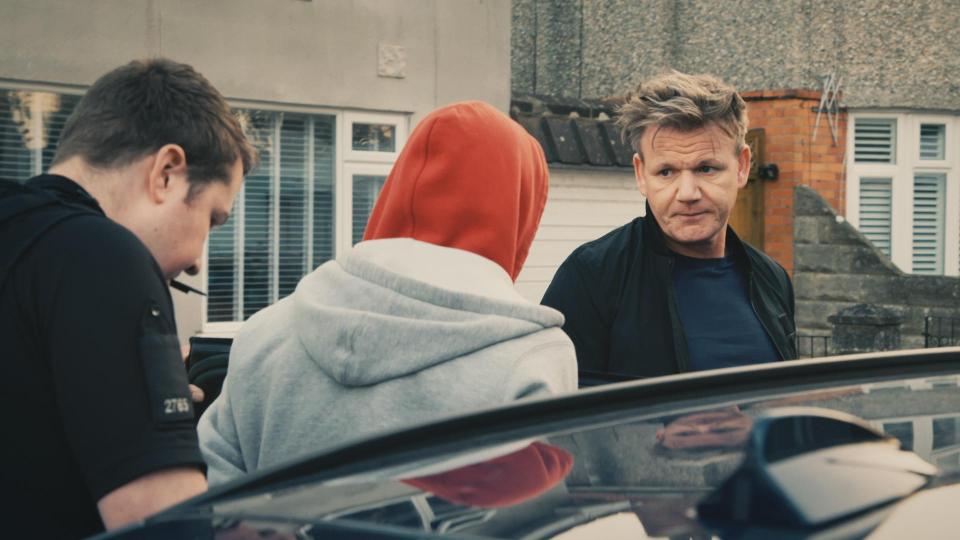  Nicked . . . Ramsay witnesses a drug driving arrest