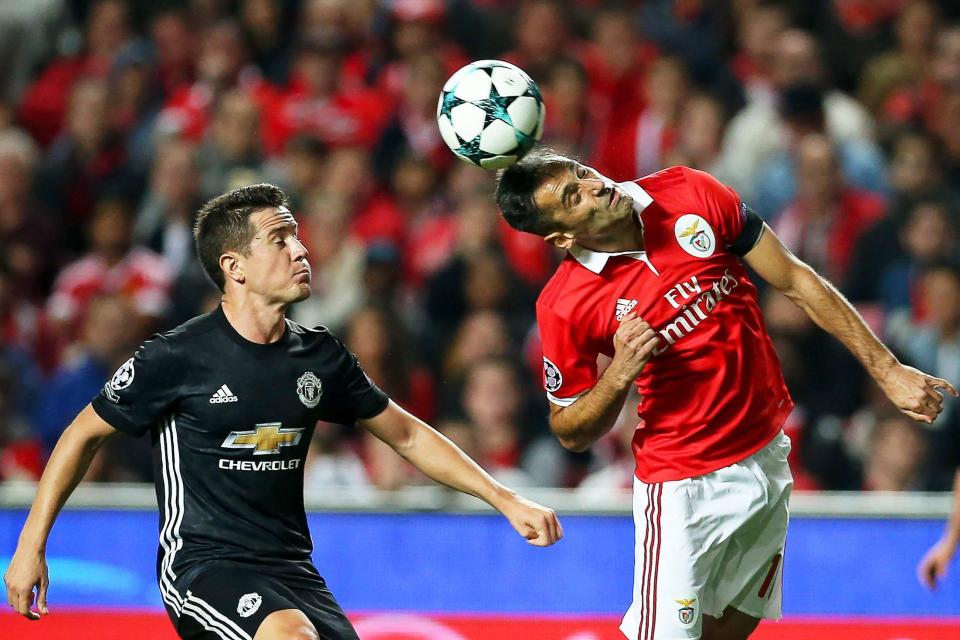  Herrera started in United's 1-0 win at Benfica on Wednesday