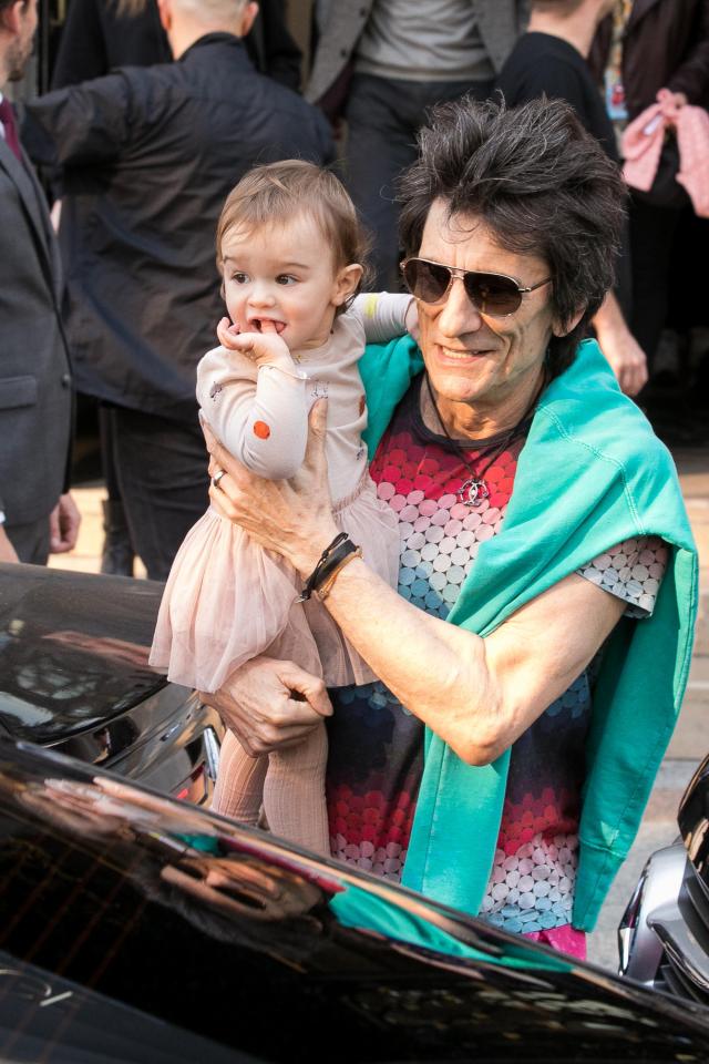  Ronnie was all smiles for the camera as he held baby Alice