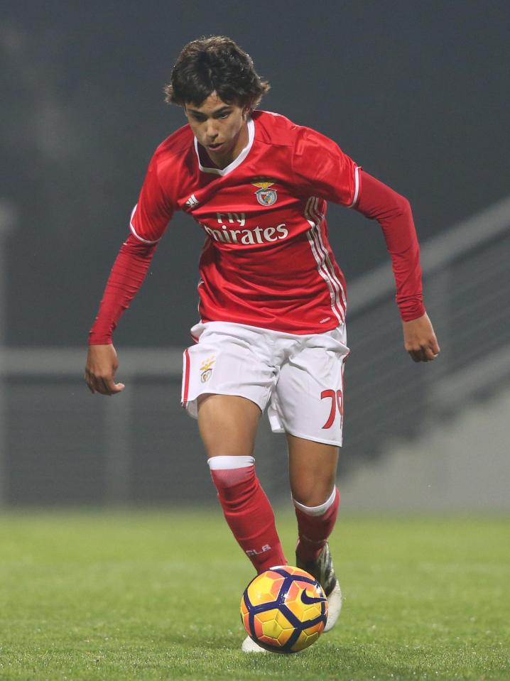 Benfica youngster Joao Felix is wanted by Manchester United