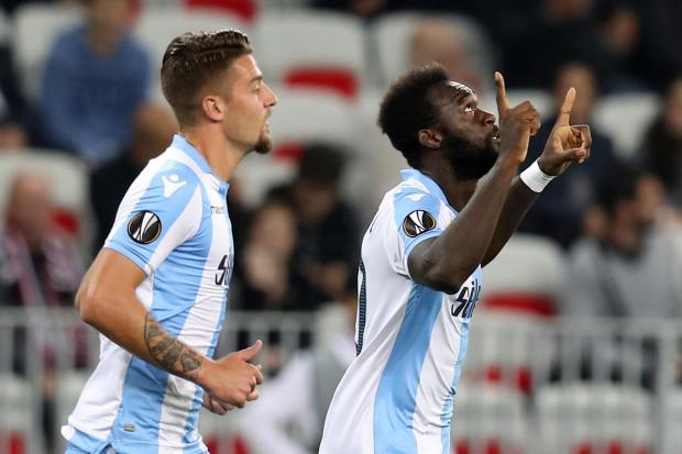 Felipe Caicedo opened the scoring for Lazio in the fifth minute