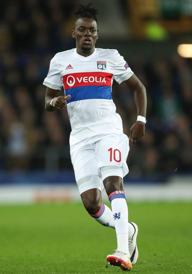 Bertrand Traore is now on the books of Lyon, having left in the summer