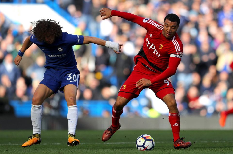  Troy Deeney relished the physical battle against Chelsea