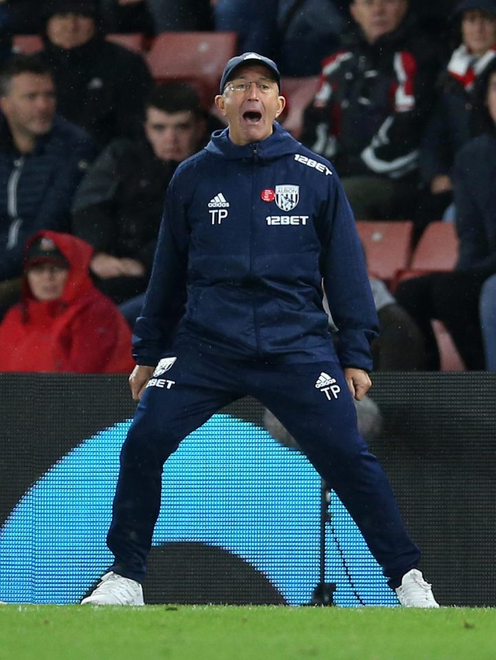  Tony Pulis saw his side beaten 1-0 at Southampton on Sunday