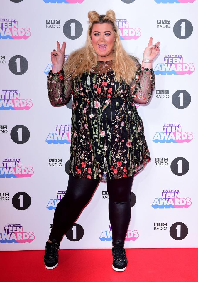  Towie's Gemma Collins looked cute with a fun hairstyle as she arrived at the Radio 1 Teen Awards