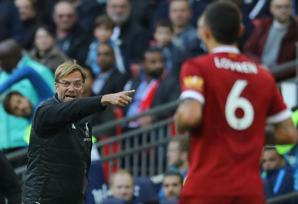 Jurgen Klopp was furious with the displays of his defenders during their 4-1 defeat to Tottenham at Wembley