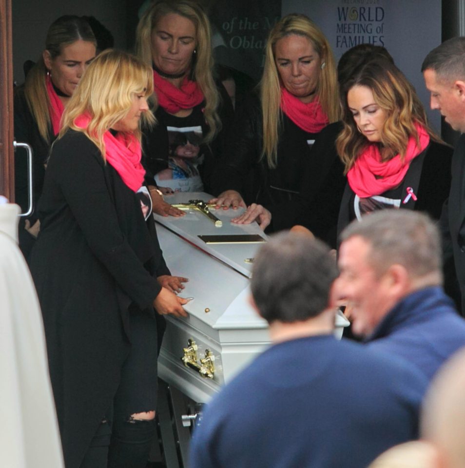  The mum's funeral was held at the Church of Our Lady Immaculate in Dublin