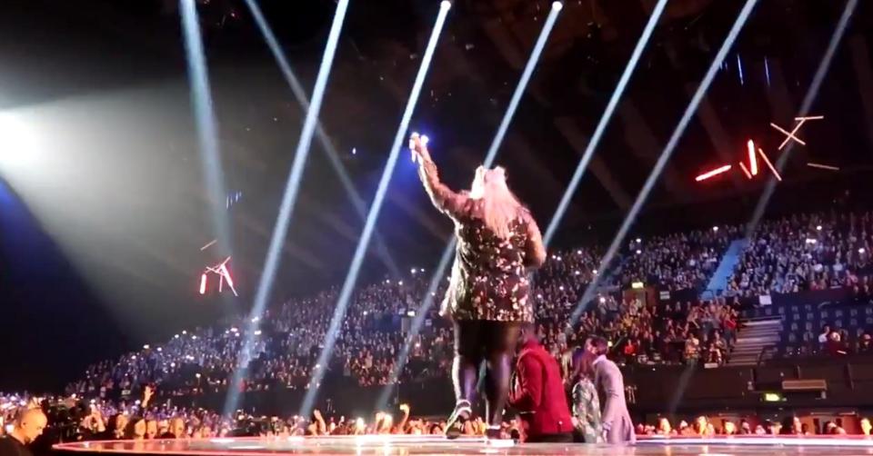  Sequence of events: Gemma waves to the crowd at Radio 1's Teen Awards