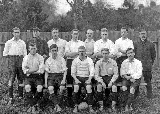  This was the Sheffield FC line-up in 1900, the pioneers of football as we know it