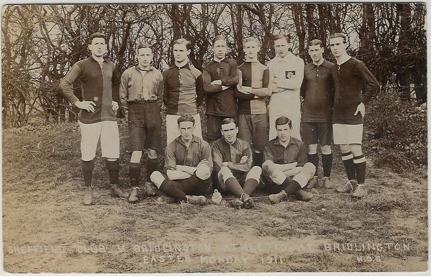  This was the Sheffield FC side in 1911 - today the club celebrates its 160th birthday