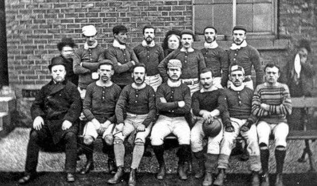  This hardy bunch comprised the 1876 line-up for Sheffield FC