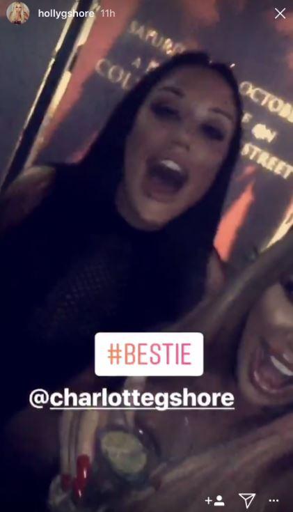  Charlotte brushed off her break-up with Stephen Bear on a wild night out