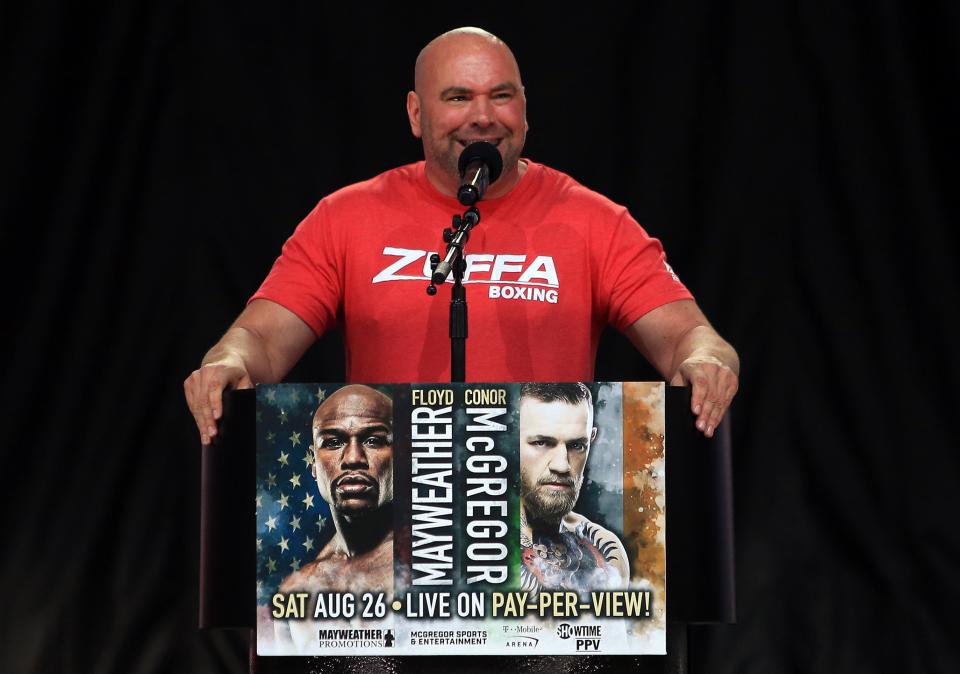  Dana White is ready to run boxing shows alongside his MMA business