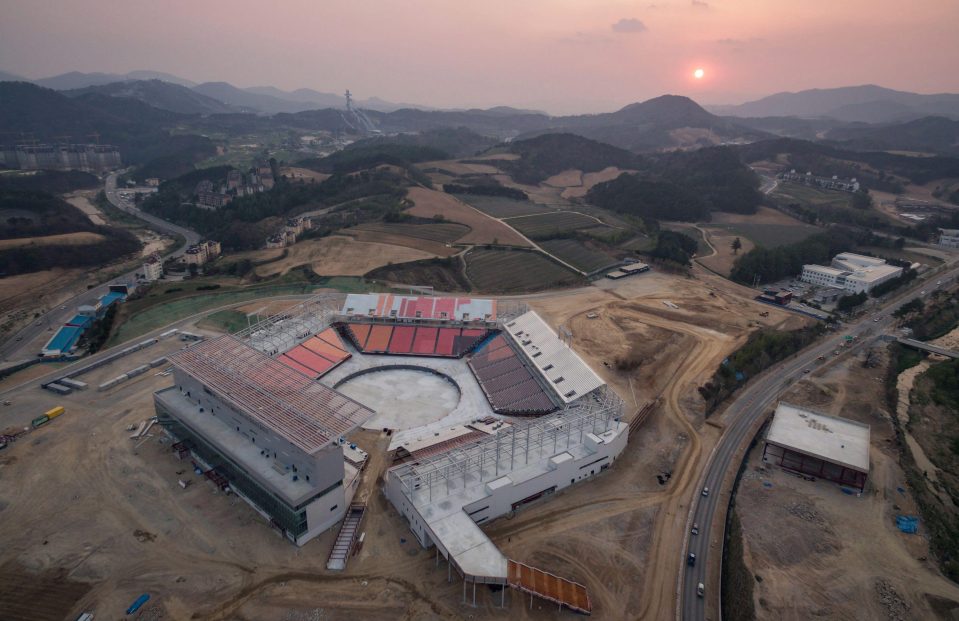 The Winter Olympics will be in Pyeongchang, South Korea - close to the Demilitarized Zone