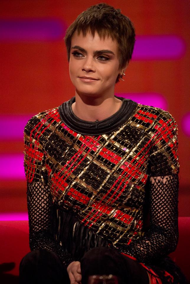  Cara Delevigne will be chatting about her new film with Graham