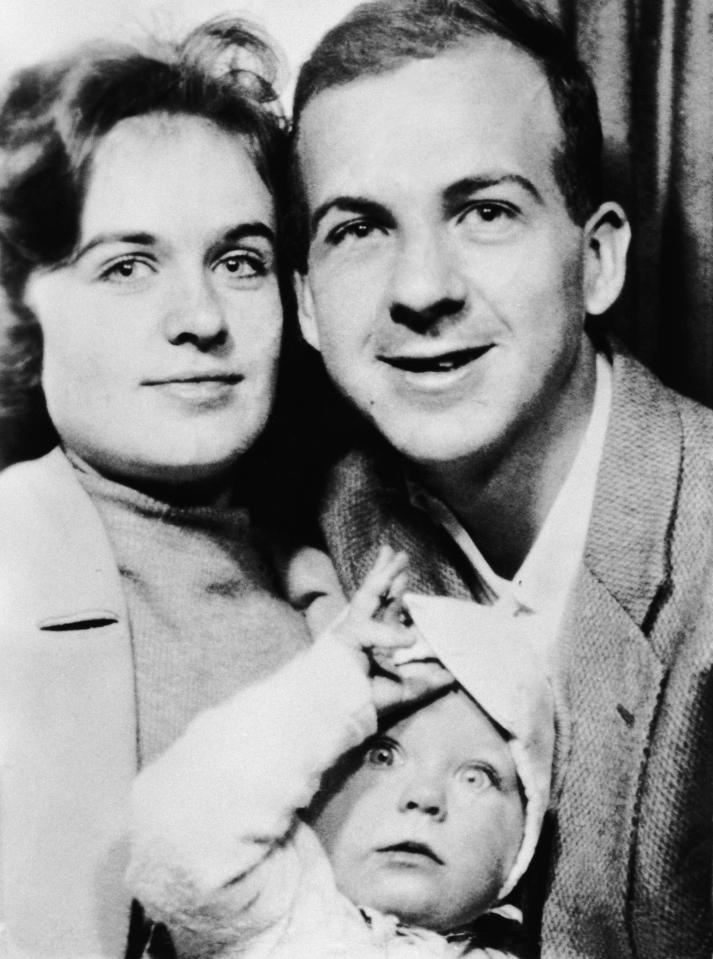 Lee Harvey Oswald, his wife Marina Nikolayevna Prusakova, and their daughter June Lee