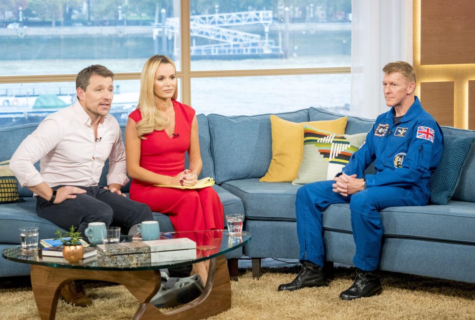  The British astronaut appeared on This Morning to talk about his new book