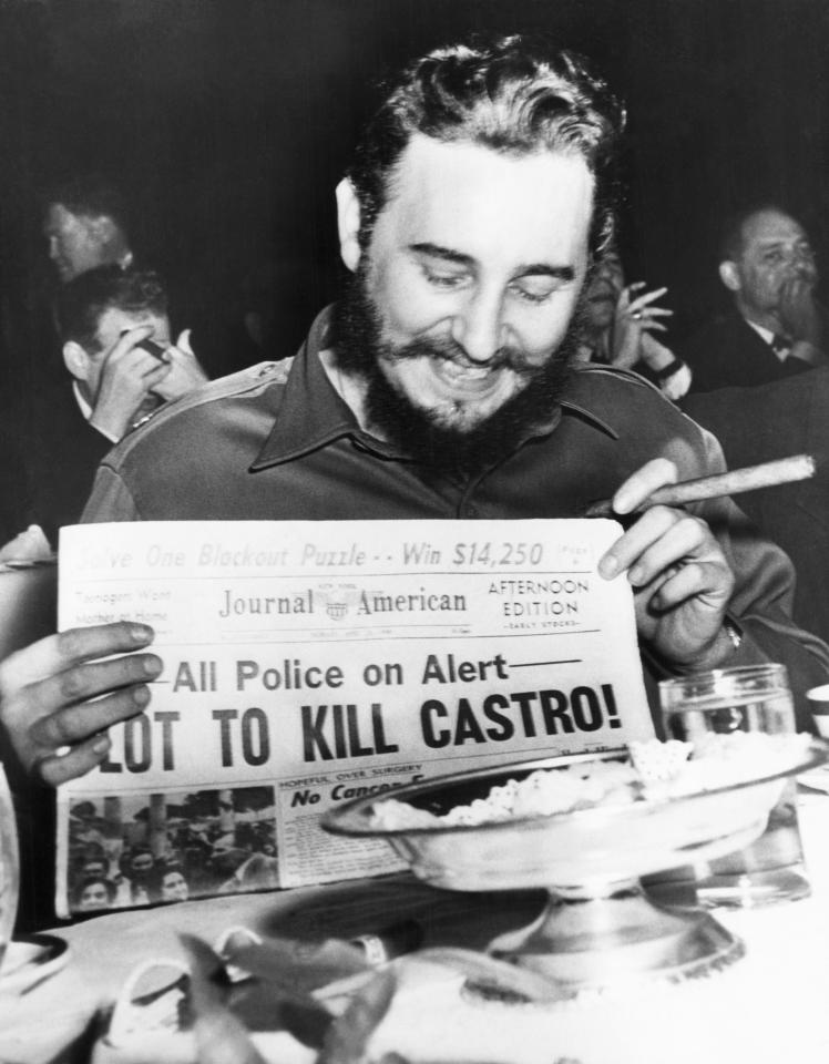  The never-before-seen files have revealed new CIA plots to kill the Cuban leader Fidel Castr