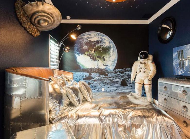  This theme house located in Florida has a different decor for each room