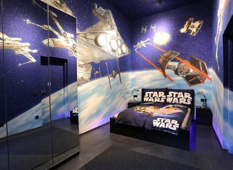  This one-bedroom apartment in Budapest is decorated from head to toe in Star Wars