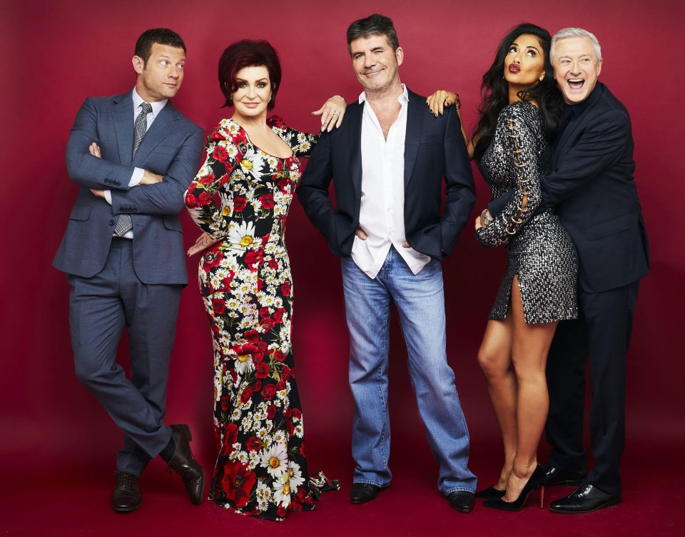  The judges, alongside Dermot O'Leary, are on the hunt for the next big music star