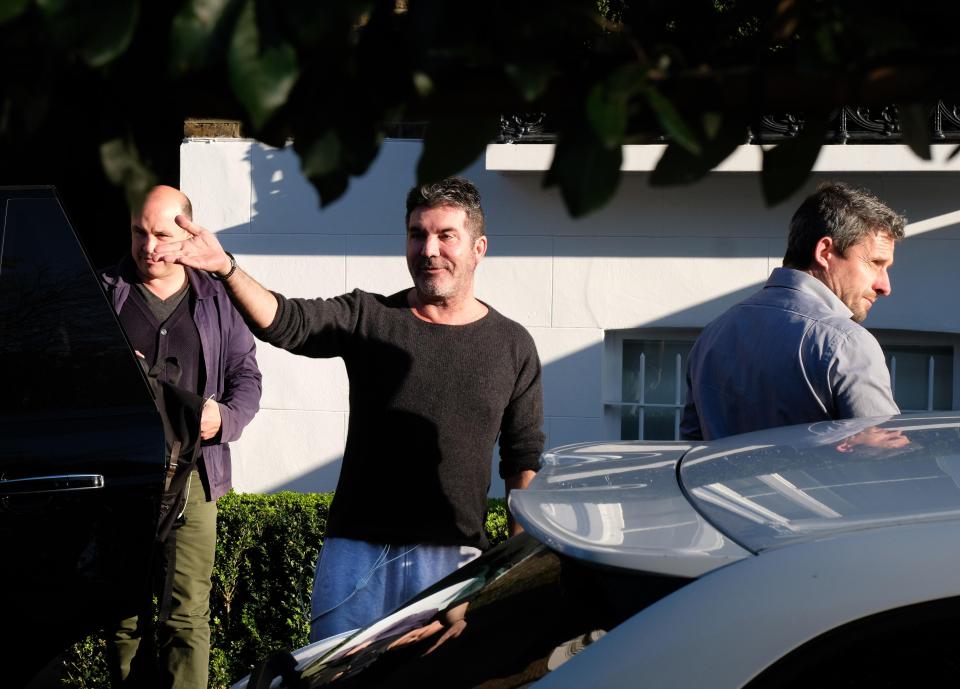  Medics were concerned about Simon Cowell, who had pain in his spine