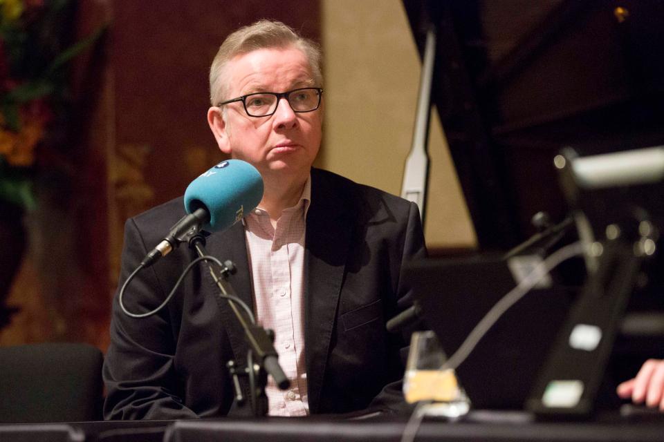  Gove was slammed on Twitter for the joke