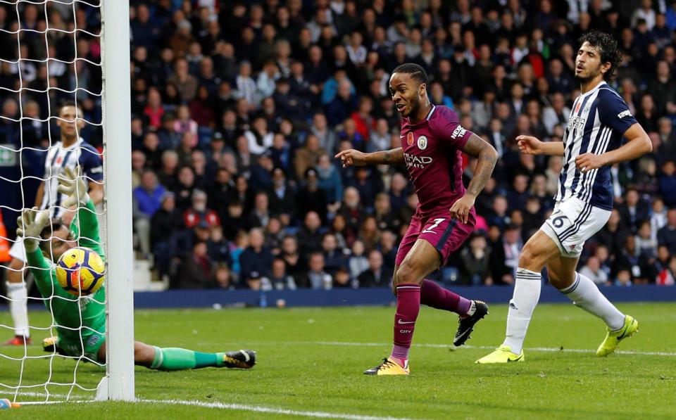  Raheem Sterling taps in against West Brom