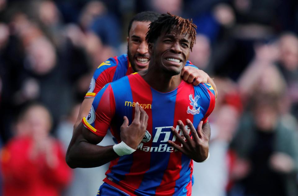  Zaha is doing his best to give Palace hope