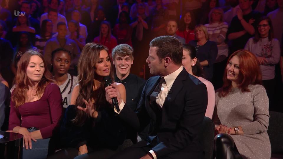  She was interviewed by Dermot O'Leary before Liam performed