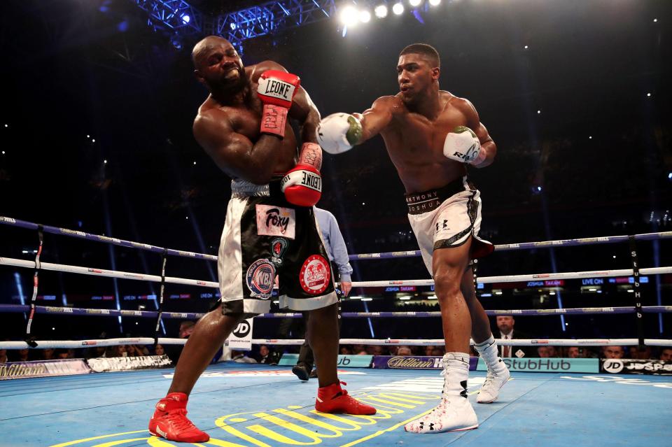  At the weekend, Anthony Joshua battered a game Carlos Takam as he secured a tenth-round stoppage