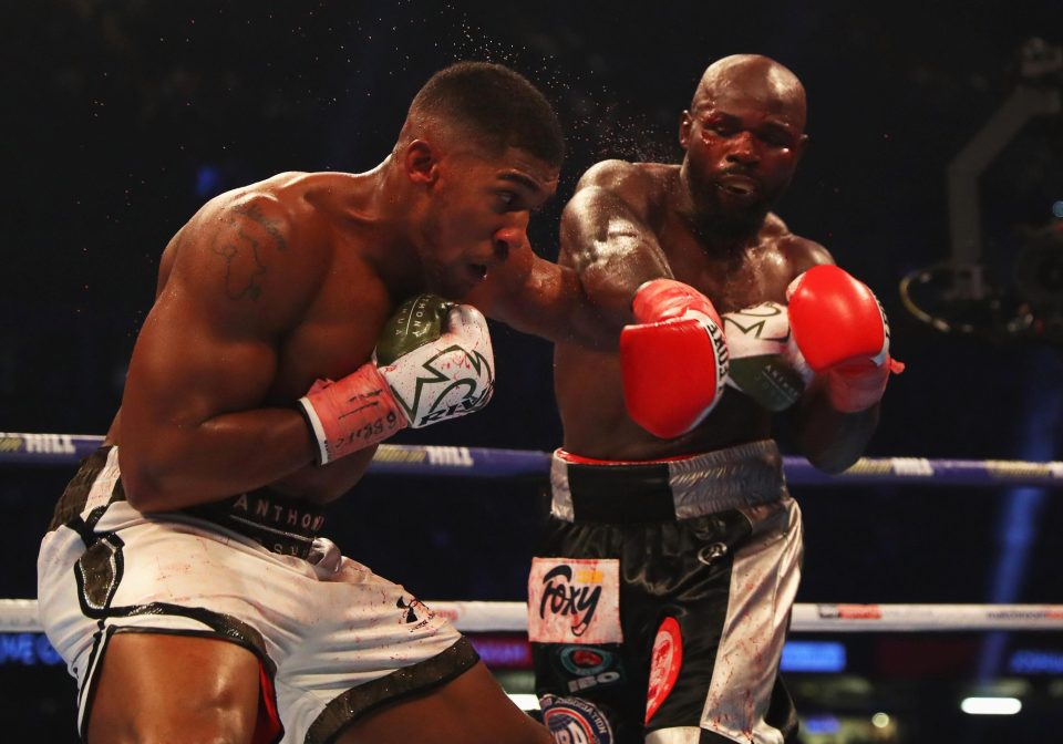  Carlos Takam proved to be a tough opponent for AJ