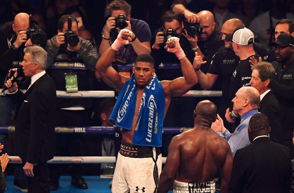  Anthony Joshua had to dig deep to KO the outsider