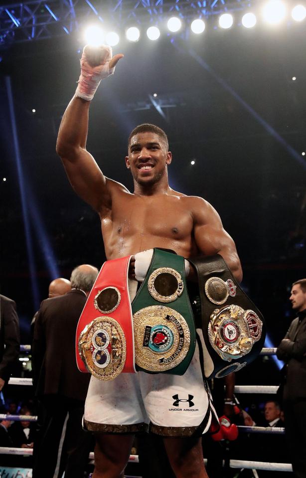  Anthony Joshua could well add another two heavyweight belts before he finally faces Daniel Dubois