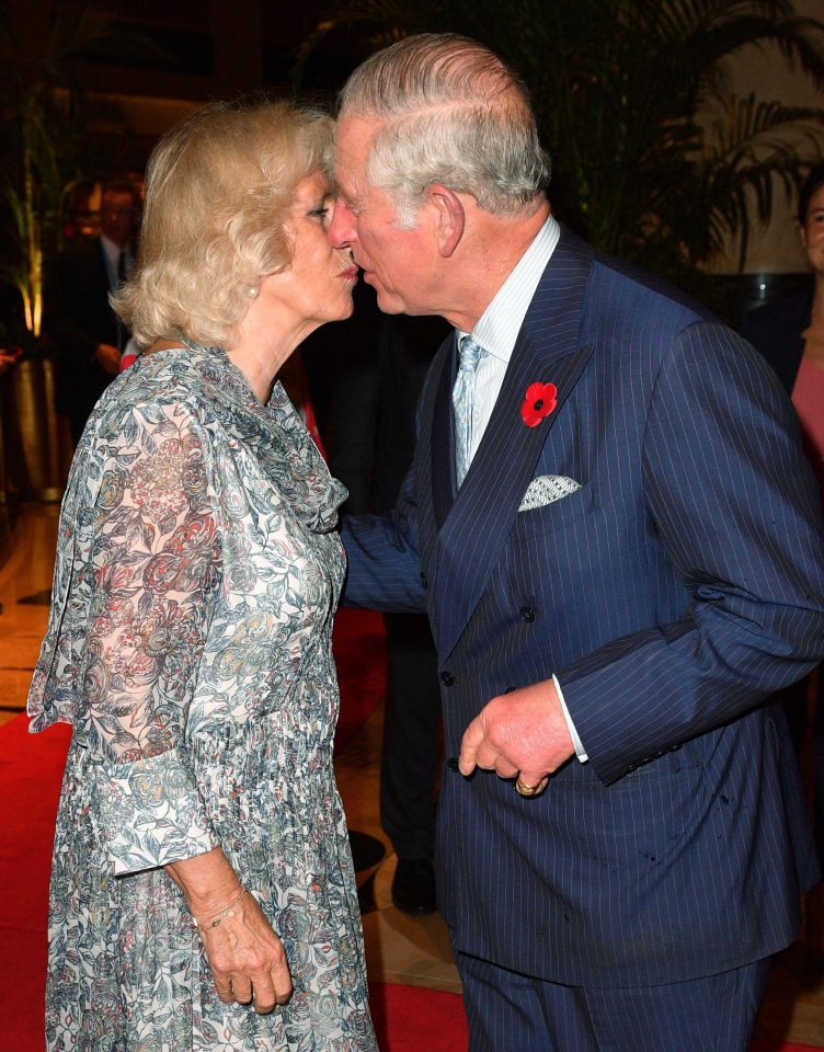  The Prince of Wales shared a tender moment with The Duchess of Cornwall in Singapore