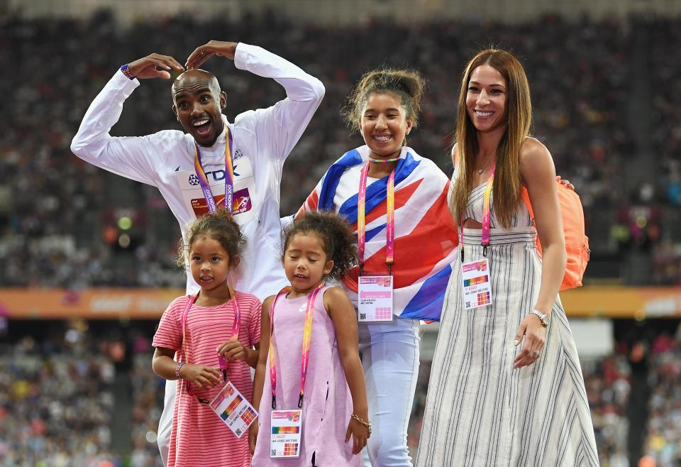  Olympic hero Mo Farah wants his children to grow up in the UK