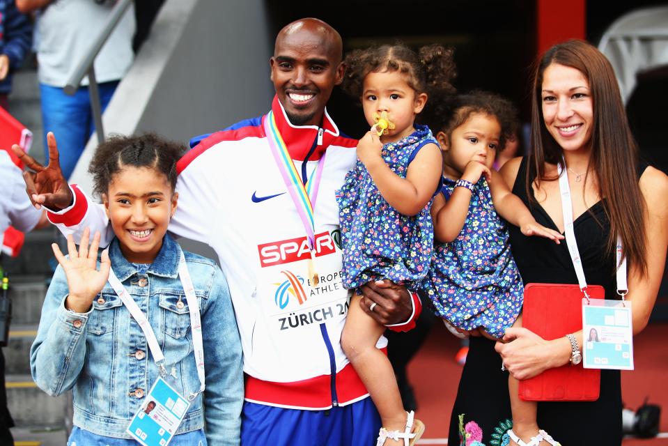  Mo Farah will be moving back to London to live with his family