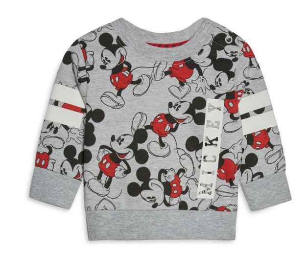  The Mickey Mouse sweatshirt is a fiver