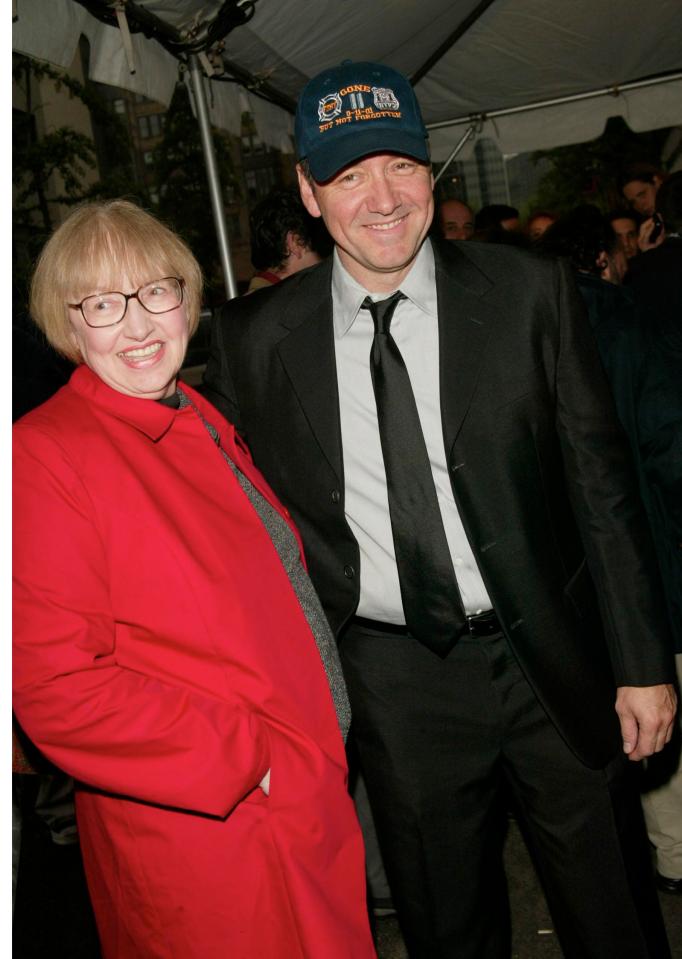  Kevin Spacey grew closer to his mum in the years after their father died while his relationship with his brother broke down