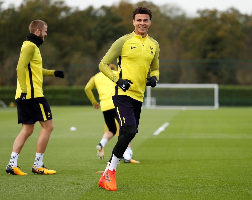  Dele Alli raises a smile