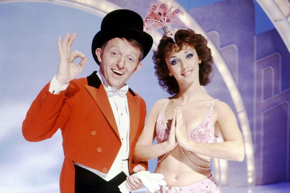 Paul Daniels with his widow Debbie McGee, a Strictly 2017 contestant