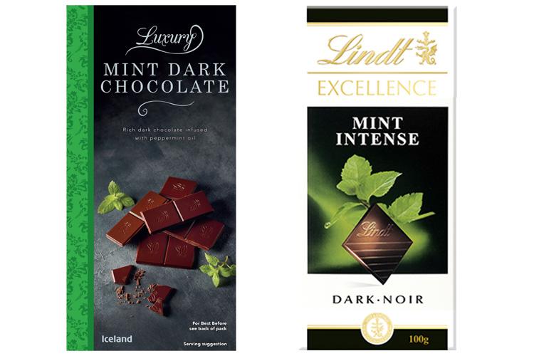  Iceland's chocolate is a budget alternative to a similar product sold at Lindt