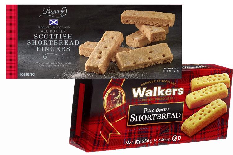  Iceland's shortbread is cheaper than Walkers but the biscuit box is also much smaller