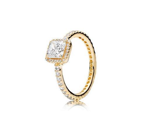 The most expensive ring in the collection, the 14ct gold Timeless Elegance ring, costs £315