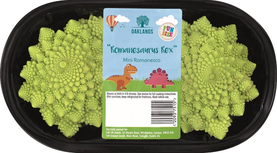  The Romanesaurus Rex that cost £1.59 per pack is one of the most popular products from the veggie range to date.