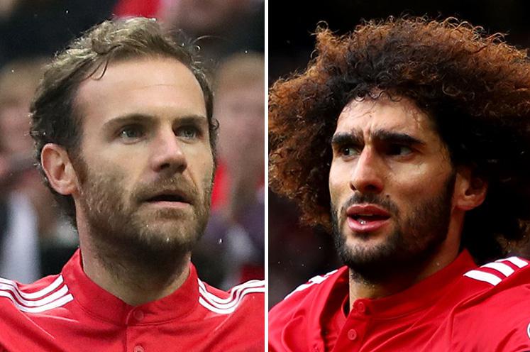  Juan Mata and Marouane Fellaini are both in line for new United contracts soon