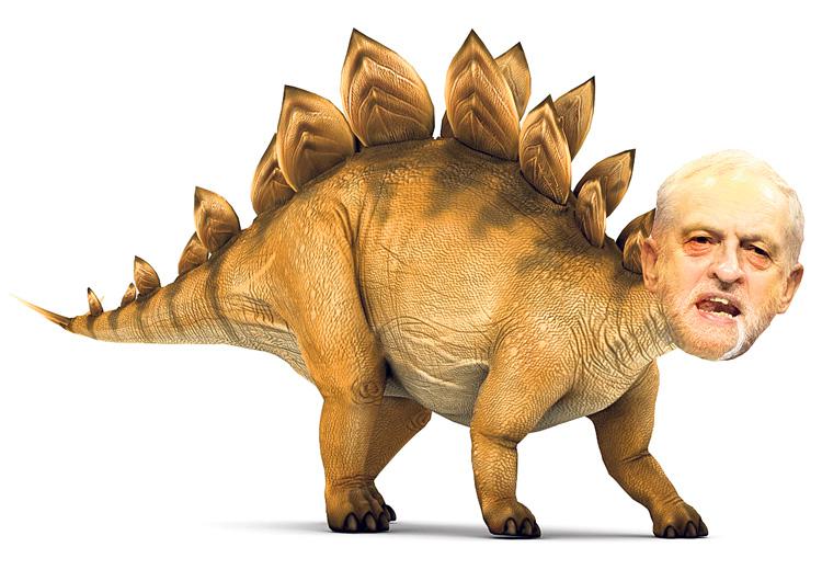  The Jezzasaurus... The Chancellor called Mr Corbyn 'a clear and present danger to our economic prosperity'