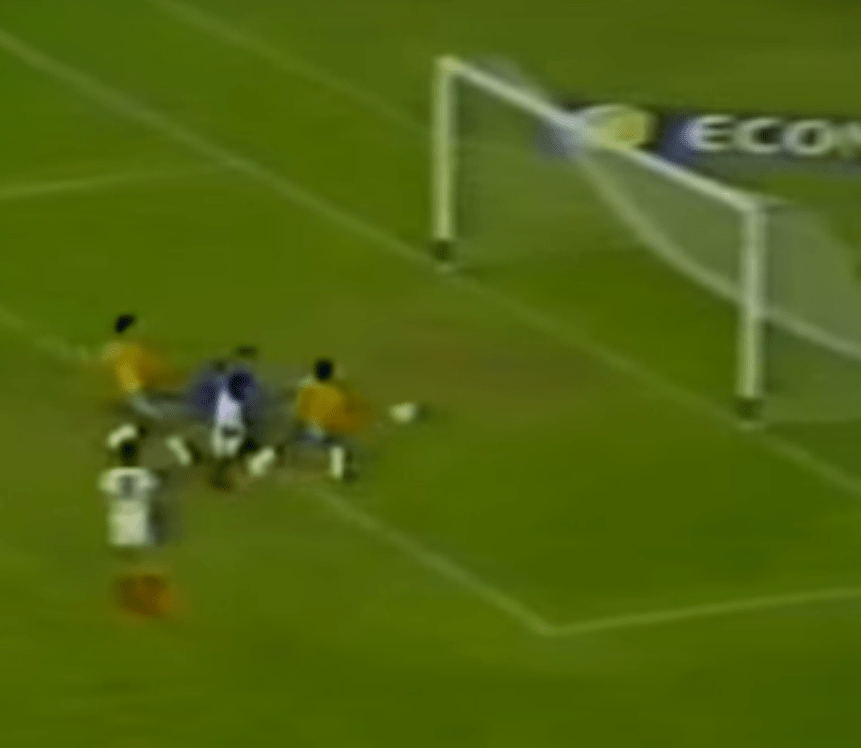  John Barnes ran straight through the Brazil defence for one of the best goals in England's history