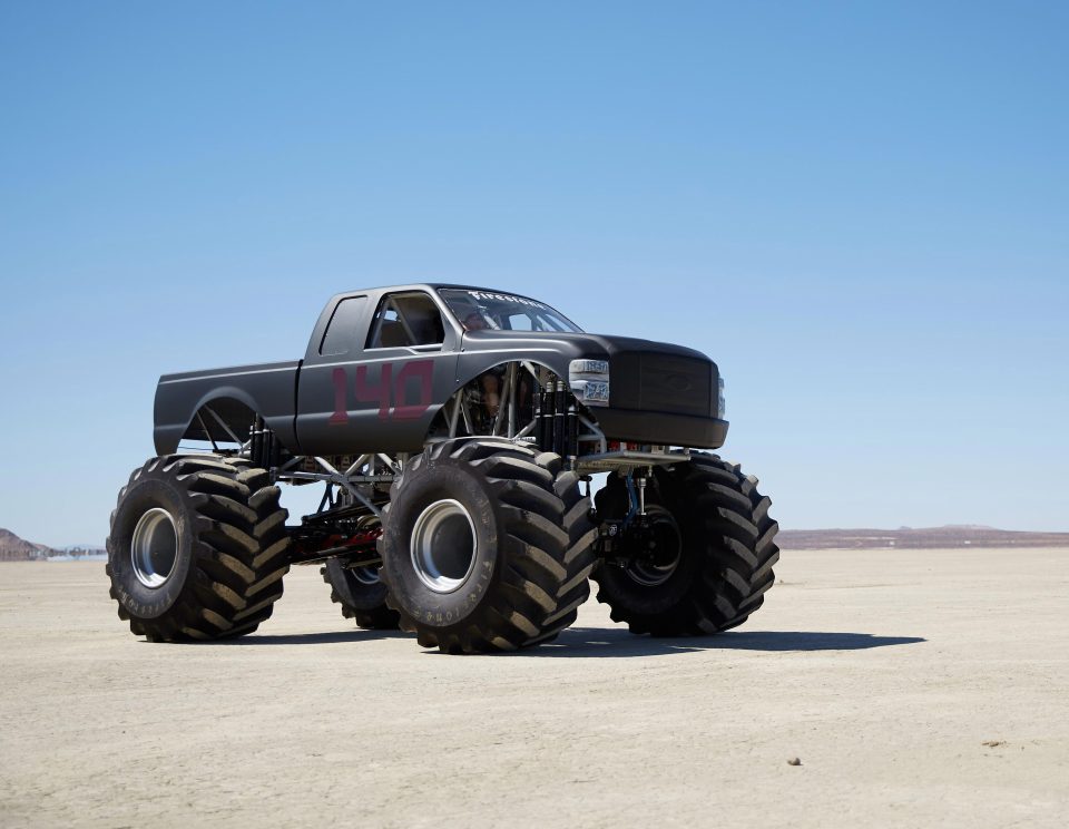  The Bigfoot #20 monster truck is the first of its kind to use all-electric power