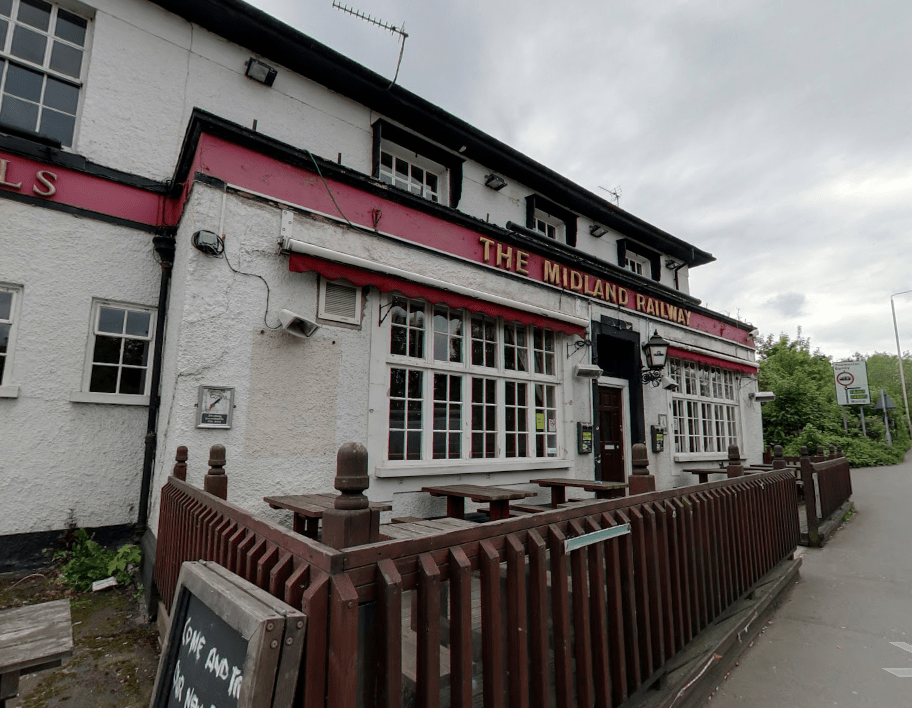  The incident happened outside the The Midland Railway pub